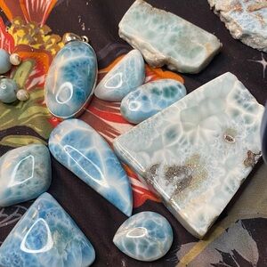 Unlisted Larimar Gemstones
